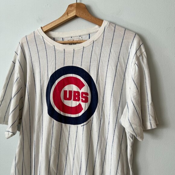 Red Jacket Chicago Cubs Striped T-Shirt Men's Size XL - Picture 3 of 8